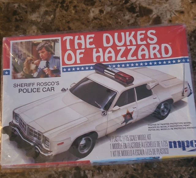 THE DUKES OF Hazzard Sheriff Rosco’s Police Car MPC 707 1/25 Scale 70