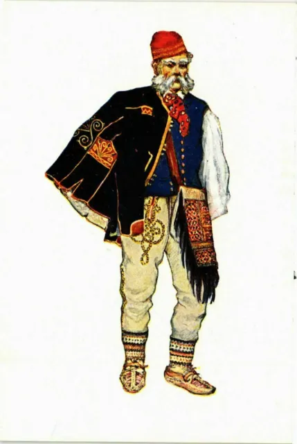 CPA AK Costume National Croate Paysan de la front CROATIA (597873)
