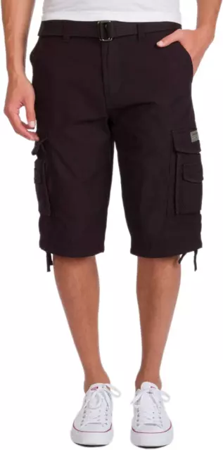 Men'S Cordova Belted Messenger Cargo Short - Reg and Big and Tall Sizes