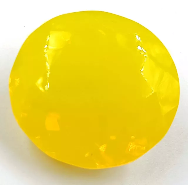 Sizzling 150 Ct Natural Yellow Opal Oval Cut EGL Certified Loose Gemstone MNJ