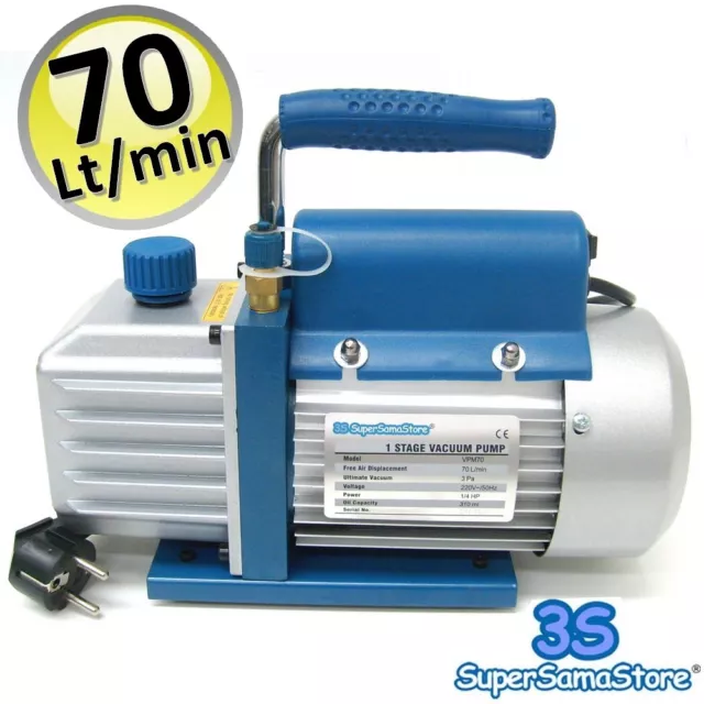 3S NUEVA BOMBA de VACIO VPM70 - 70 Litros / min 0,03 mbar AIRE ACONDICIONADO  EUR 117,70 - PicClick FR