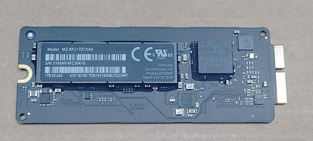 SAMSUNG 1TB PCIE SSUAX SSD, Model: MZ-KPU1T0T/0A6 for Apple