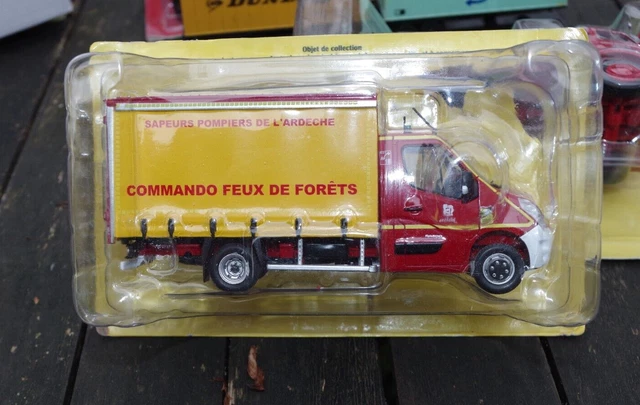 Miniature VOLKSWAGEN Crafter L2H2 Rouge avec planche de décalques pompier – Limité à 504 ex. ODEON ODE143 | Collect World