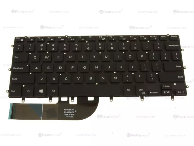 New Dell OEM XPS 7590 Precision 5540 Laptop Backlit Keyboard 1KXV5