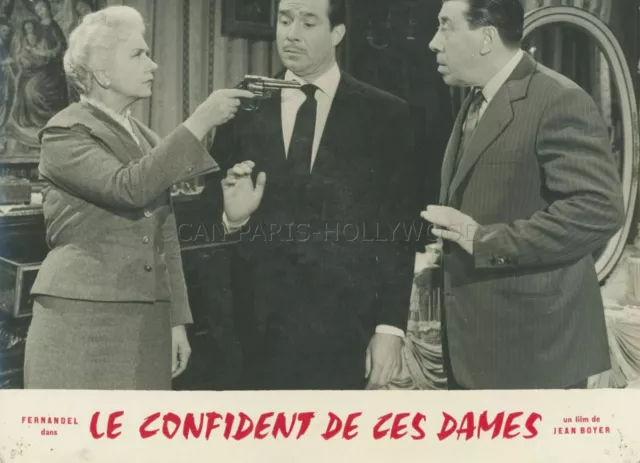 Fernandel Denise Grey Le Confident De Ces Dames 1959 Photo Original #1