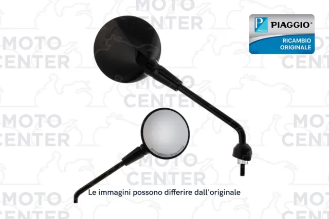 Specchio Dx. Nero Piaggio  Vespa Gts 125 Notte Ie Abs E4 Abs 4T Super ('18-'20)