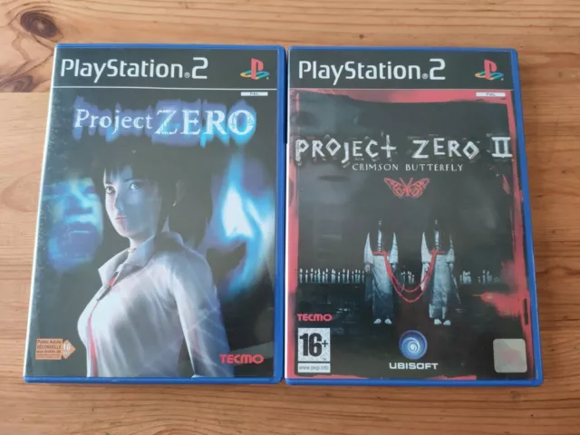 Lot De Deux Jeux Project Zero 1 Et 2 Complets Pour PlayStation 2.