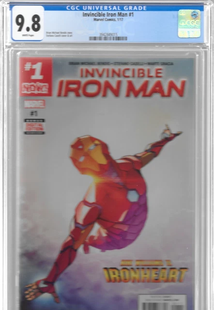 Invincible Iron Man 1 CGC 9.8 Marvel Comics 2017 1st Riri Williams Ironheart Now