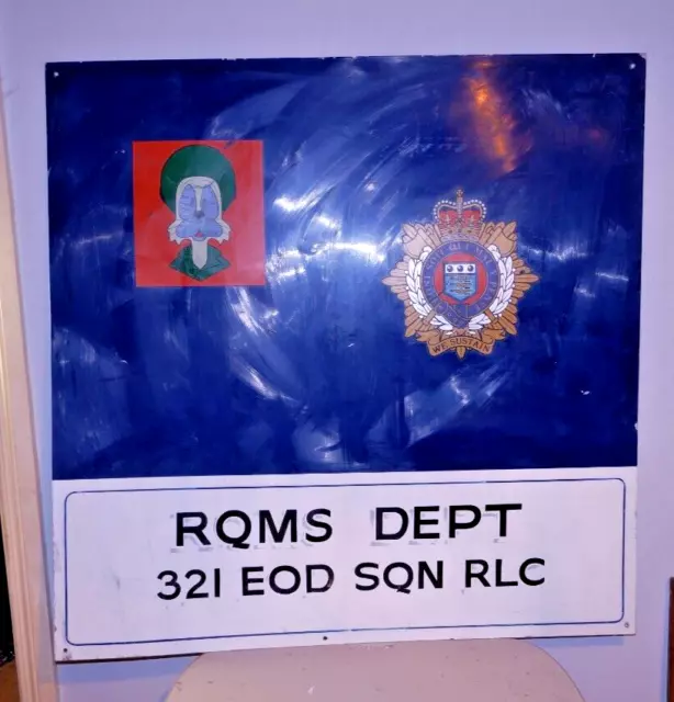 British Army Northern Ireland Troubles EOD Bomb Squad Felix Regimental Sign