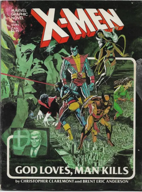 X-Men God Loves Man Kills Gn Fn/Vf 1982 5Th Print Marvel Comics