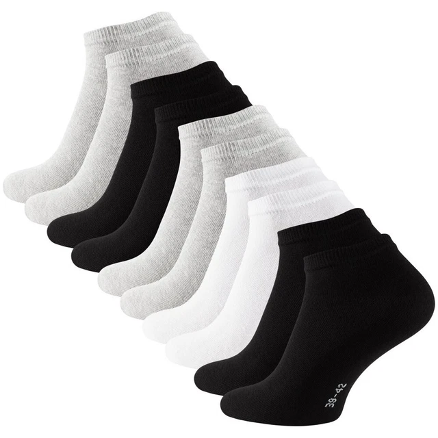 5 I 10 paires de chaussettes courtes hommes et femmes 35/38 39/42 43/46 47/50