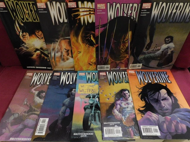 Wolverine 1 2 3 4 5 6 7 8 9 10 Marvel Comic Run Rucka Robertson 2003 Vf/Nm