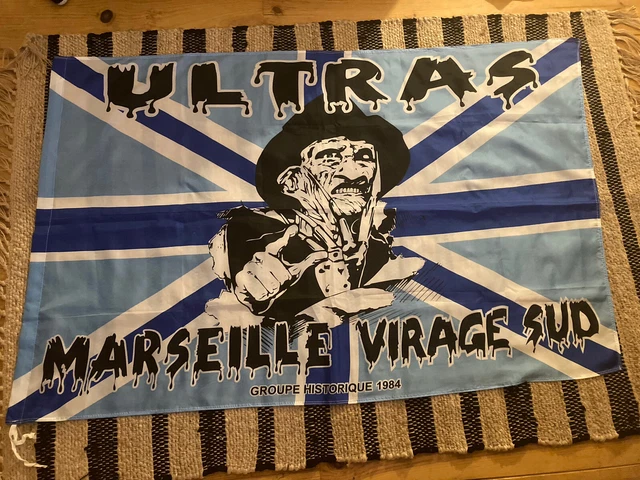 Drapeau Olympique De Marseille – Officiel 100 X 150 Cm, Polyester – Collection OM, Supporter