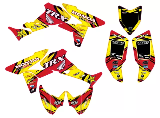 Fits Honda TRX450R TRX 450 2005 AND LOWER YEARS GRAPHIC KIT STICKERS DECAL