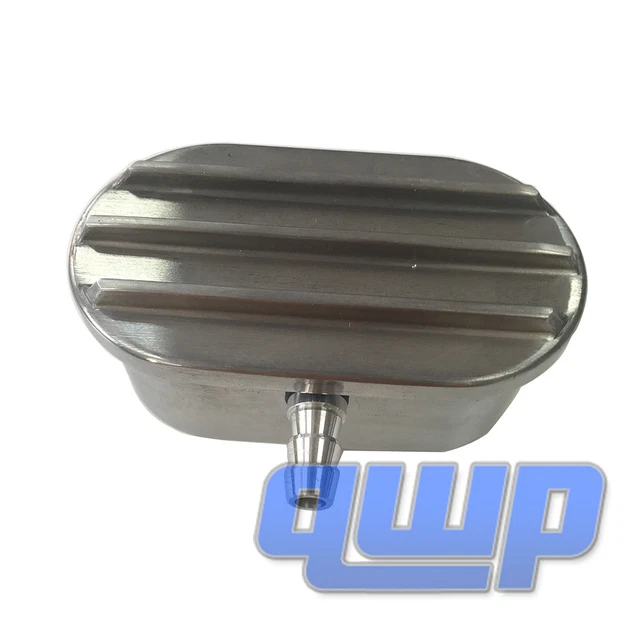 FINNED ALUMINUM VALVE Cover PCV Valve Breather Fit Ford Chevy 1.25
