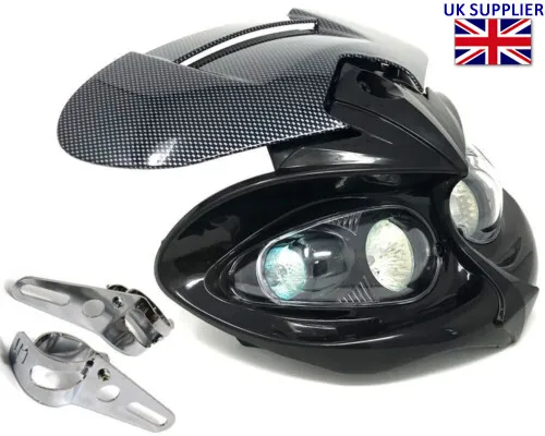 Motorbike Headlight & Brackets for Suzuki GSF Bandit 600 1200 650 Streetfighter 2