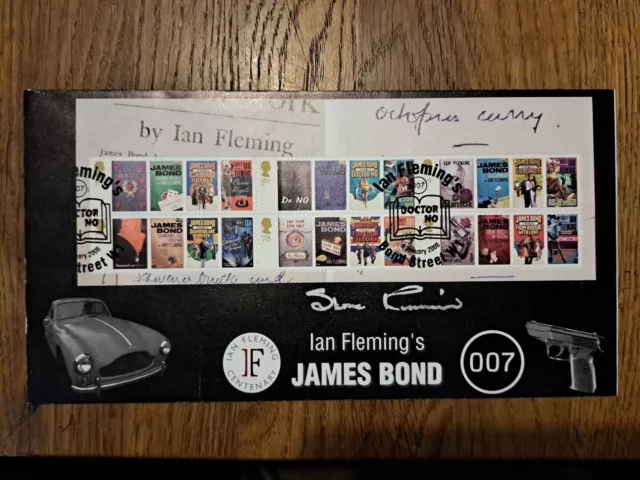 2008 Scott Official James Bond First Day Cover Signed by Shane Rimmer