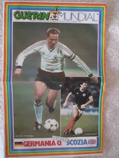 Magazine Guerin Sportivo Mundial Mexico 1986 - Spécial Belgique Algérie Scifo