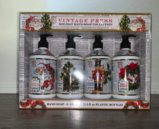 Jabones vintage para vacaciones de prensa