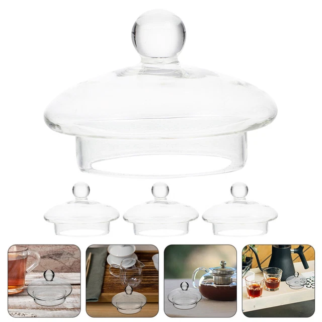 4 Pcs Tea Kettle Cover Teapot Accessories Loose Leaf Tea Pot Kettle Lid