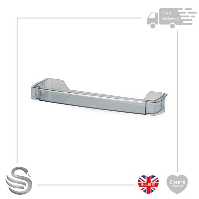 Genuine Lower Bottle Shelf For CDA, Teka, Swan & Sharp Fridges - 475x100x65mm