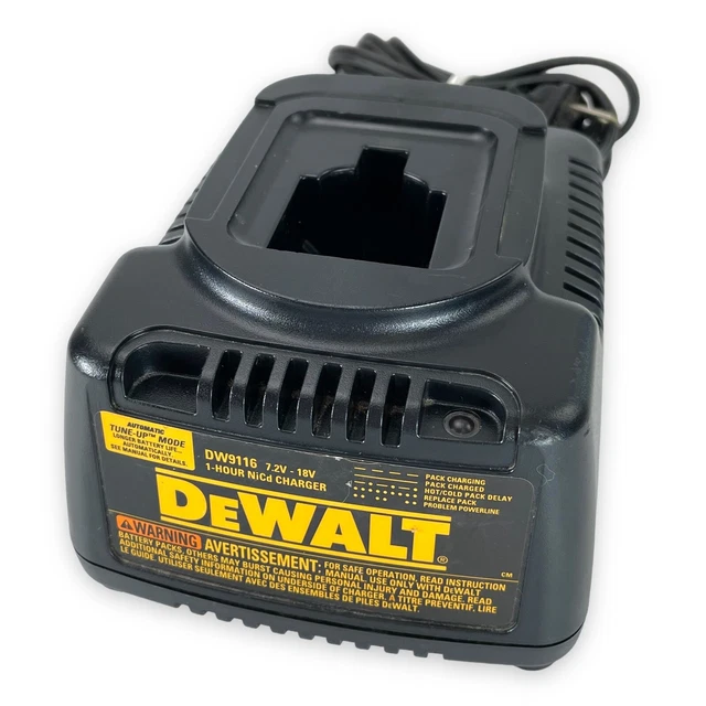 DEWALT DW9116 7.2V18V 1 Hour Nicd Battery Charger OEM Original Genuine