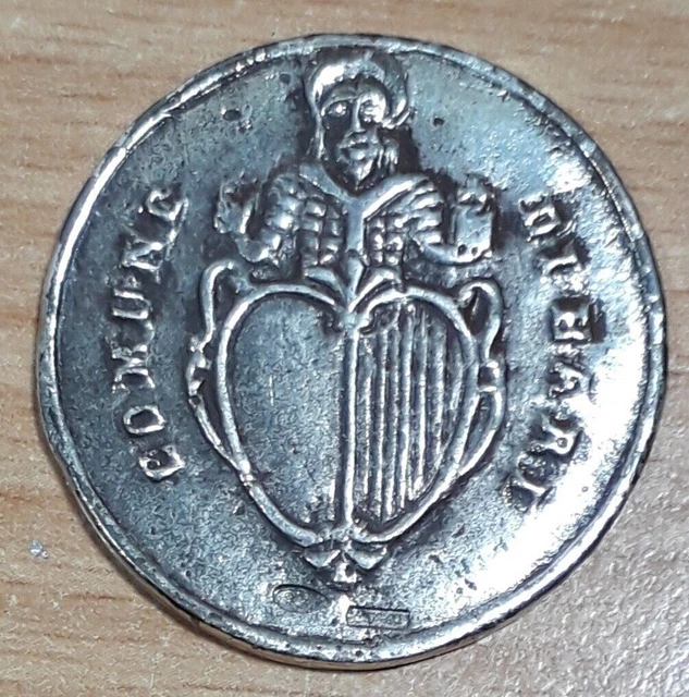 Comune Di Bari, Sv.Nikola/ St.Nikolas, medalla plateada, RARO, vintage