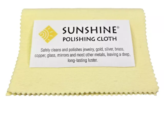 Sunshine Polishing Cloth Jewelry Cleaning Gold Silver Copper Brass Platinum Ring