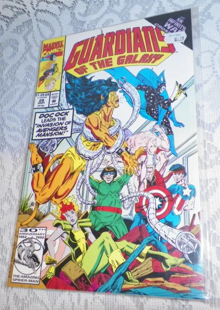 GUARDIANS OF THE GALAXY AN INFINITY WAR CROSSOVER Marvel Comics # 28 1992