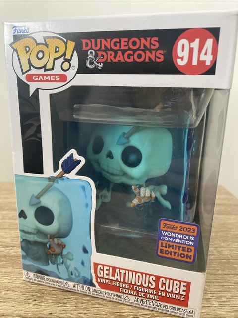 Figurine Pop Donjons & Dragons #1069 pas cher : Cube Gélatineux avec Dracoliche - Glow in the Dark
