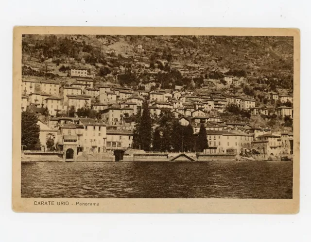 Carate Urio Lago Como Cartolina Viaggiata 1935