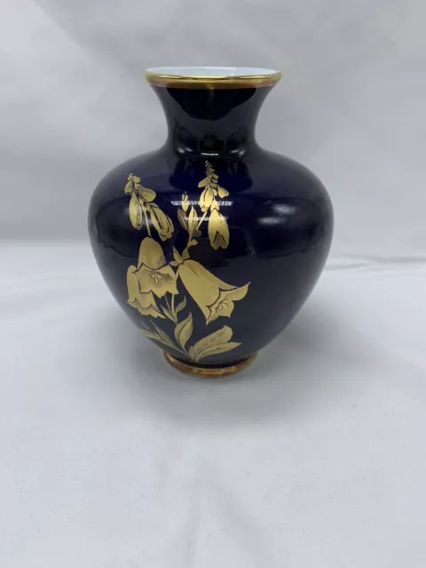 Vase Royal Porzellan Bavaria KPM handarbeit Echt Cobalt gebraucht 🌸