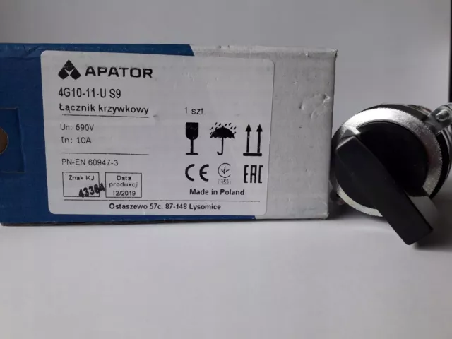 Cam switch - 4G10-11-U S9 - APATOR /#J R8C 6162