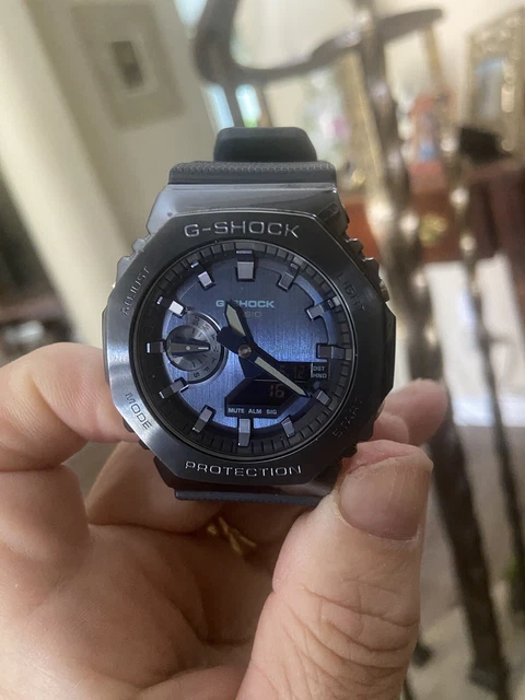 Casio G-Shock GM-700G-9AER Orologio Uomo Quarzo, Analogico-Digitale, Bracciale In Resina Nero E Quadrante Oro