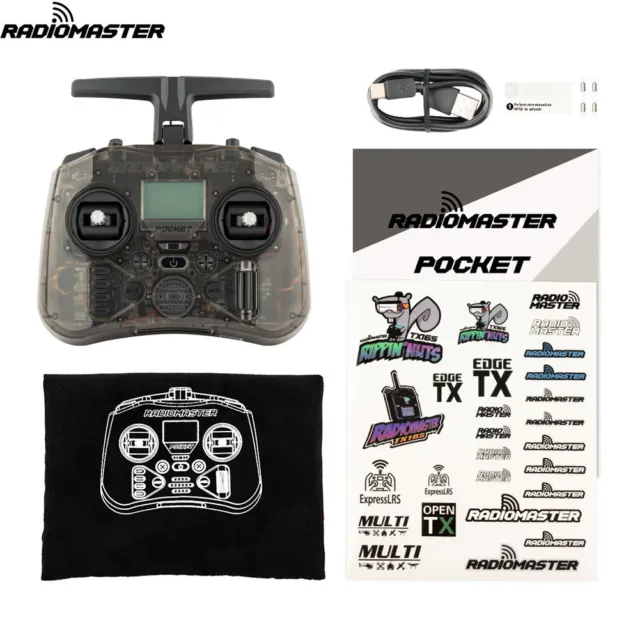 Radiomaster Pocket Remote Control FPV Traverse Aircraft Model Portable Personali