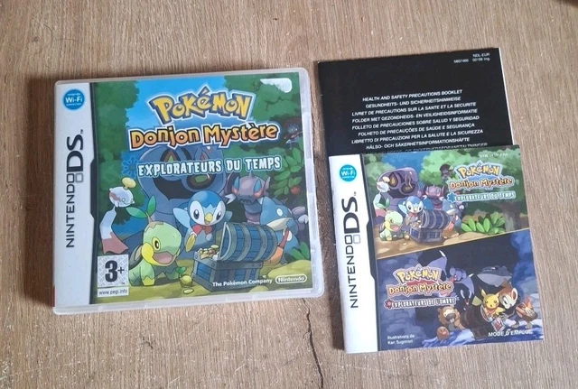 Boîte Vide Officielle Pokemon Donjon Mystère Explorateurs Du Temps DS - Comme Neuf