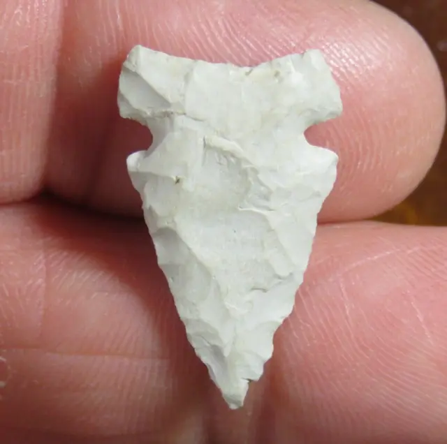 Fine Plains side-notched arrow point found near Livingston, Montana 1.1/8 in.