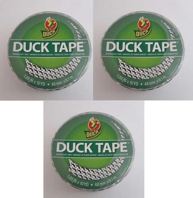 3 Pack- Duck Tape, Mustache Design, 1.88 in x 10 yd