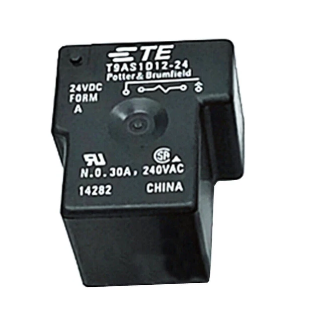 Relais TE T9AS1D12-12 - 12VDC 30A - 4 Broches (4-PIN) - Neuf En Emballage D'origine