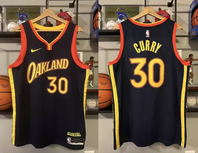 NEW 2021-22 Nike Golden State Warriors Steph Curry City Edition Swingman  Jersey