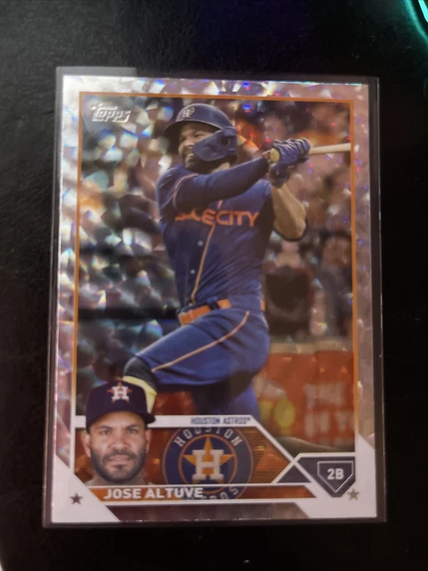 2023 Topps Jose Altuve Super Box Silver Ice Patterned Foilboard Foil #222