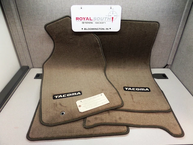 Genuine Toyota Tacoma Oak Carpet Floor Mat Set - Cameroon Genuine Toyota Tacoma Oak Carpet Floor Mat Set - Cameroon