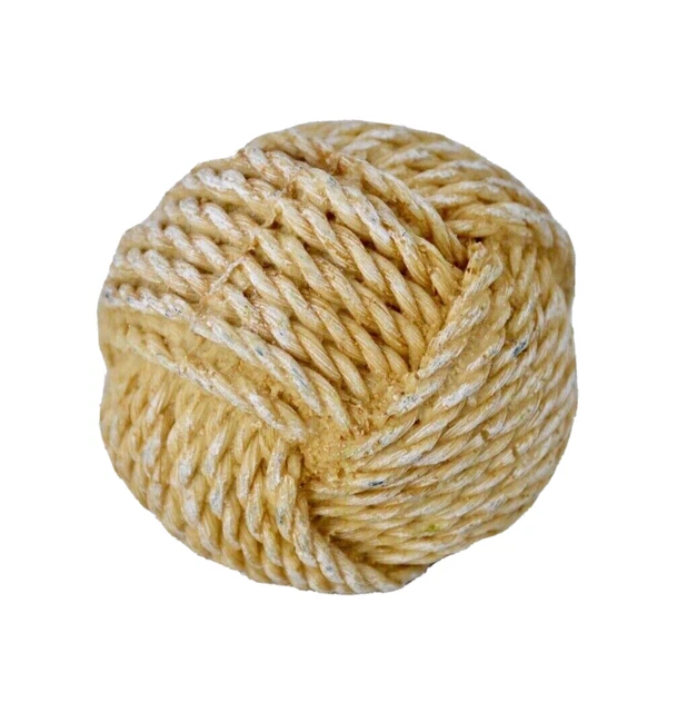 Classic Aquatics Rope Ball Aquarium Fish Tank Ornament Decoration Beige