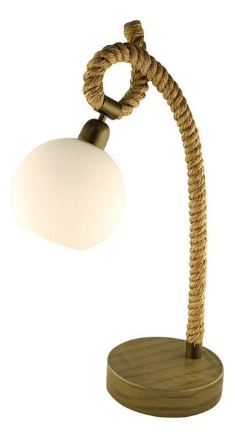 Maritime Lampe Tischlampe Nachttischlampe Stehlampe mit Tau Höhe 69 cm SCL 6615