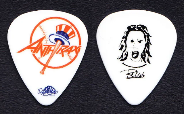 Anthrax Frank Bello Signature Yankee Stadium Guitar Pick - 2011 Big 4 Metallica