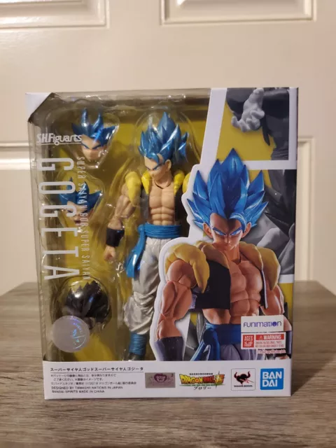 SH Figuarts Dragon Ball Gogeta Super Saiyan God Blue SHF DBZ SSGSS (Broly fight)