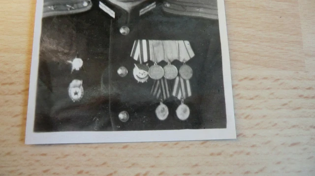 Foto Portrait Russische Offizier 100% Original UDSSR Nr- 12 2