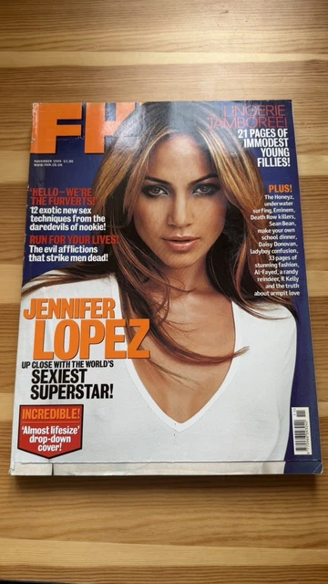 FHM MAGAZINE NOVEMBER 1999 Issue 118 – Jennifer Lopez Cover