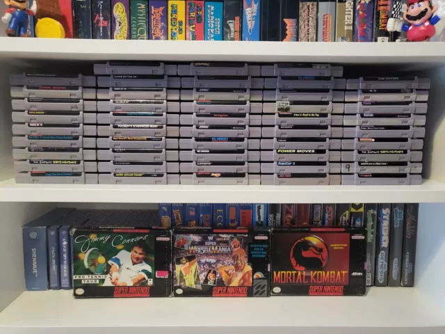 SNES Super Nintendo Huge bundle / lot of boxed games CIB NTSC