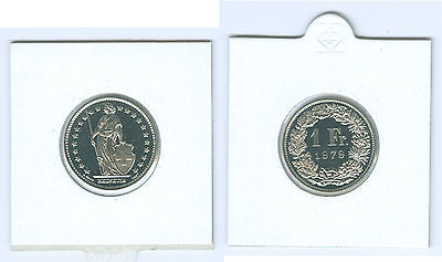 Suisse 1 Francs Pièce de Monnaie De KMS (Choisissez Entre : 1974 - 2022)